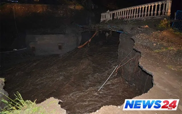 Daşkəsəndə təbii fəlakət rayonu İFLİC etdi