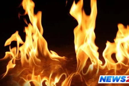 Ev yandı – 4 yaşlı uşaq görün harada gizləndi