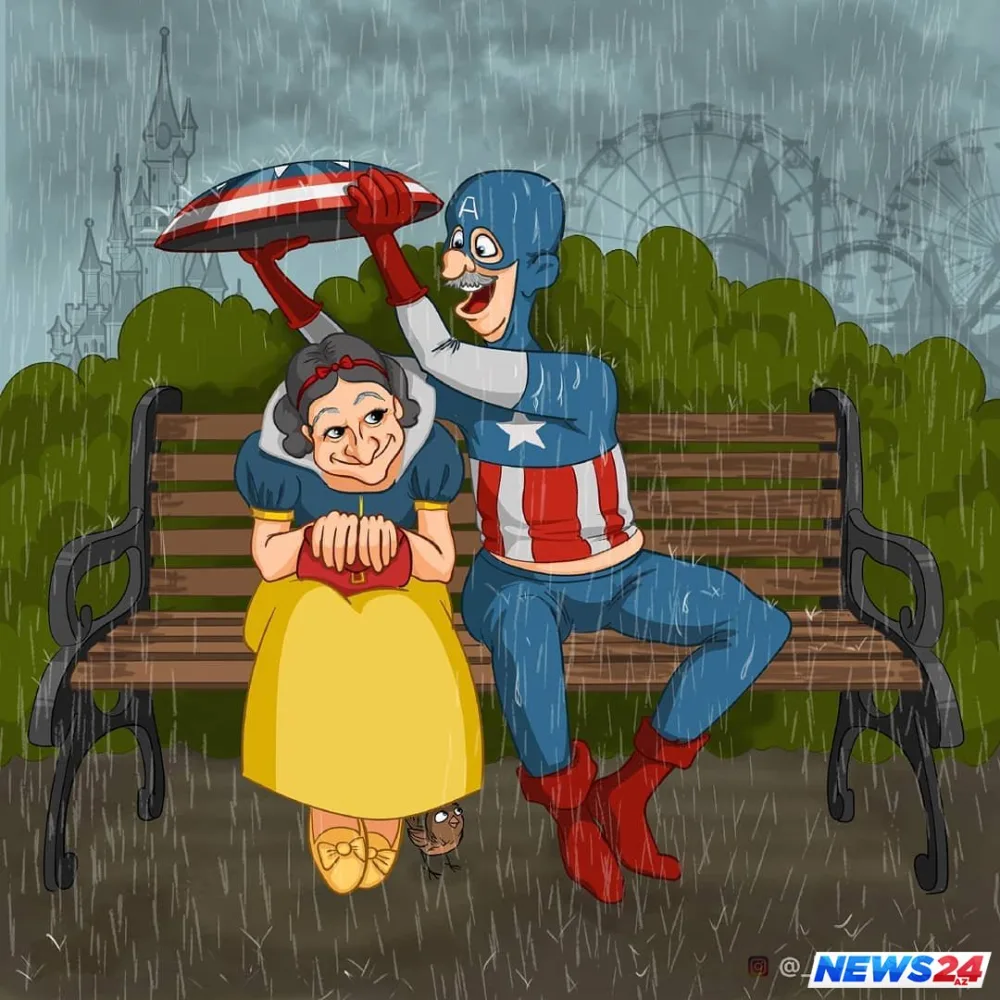 Cizgi film qəhrəmanları təqaüddə - FOTOLAR