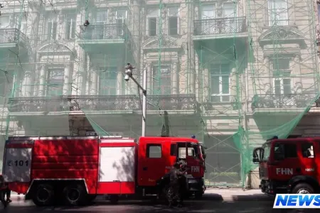 Elektrik enerjisinin kəsilməsi yanğınlara səbəb oldu - FOTO