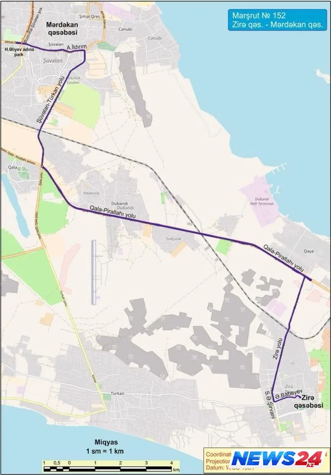 Bakıda bu əraziyə yeni marşrut xətti verildi - FOTO