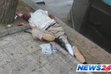 Qarabağ qazisi, yoxsa dilənçi? - Bu foto hamını kövrəltdi...