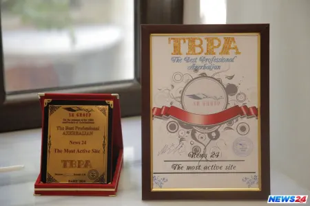 News24.az ilk mükafatını aldı - FOTOLAR