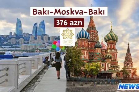 Bakı-Moskva-Bakı aviabilet
