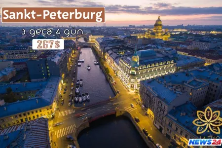 Sankt-Peterburq turu