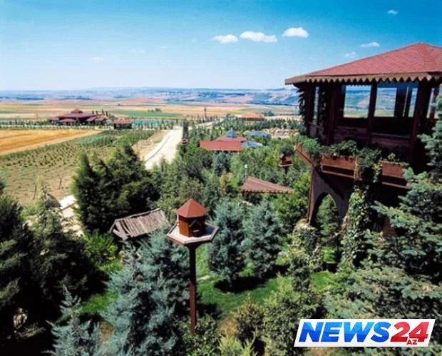 Adnan Oktarın kral sarayı kimi evi - FOTOLAR