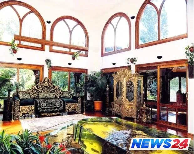 Adnan Oktarın kral sarayı kimi evi - FOTOLAR
