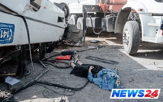 Qaradağda ağır qəza. Ölən və yaralananlar var