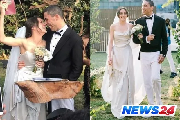 Can Bonomo məşhur aktrisa ilə evləndi - FOTO