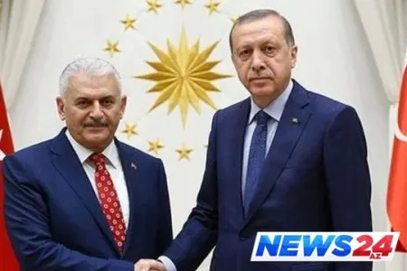 Ərdoğan Yıldırımı təltif etdi- Yıldırım göz yaşlarını saxlaya bilmədi
