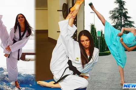 Aparıcı qız canlı yayımda başına atılan topu görün necə qaytardı - VİDEO