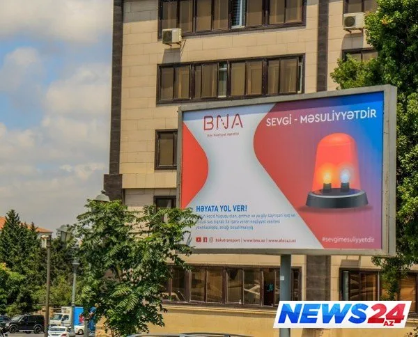 Bakı Nəqliyyat Agentliyindən sevgi məsuliyyəti