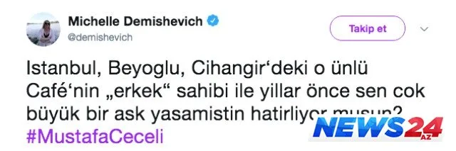 Eks həyat yoldaşının lesbi olduğunu üzə çıxaran Mustafa Ceceli barədə ŞOK iddia - FOTO