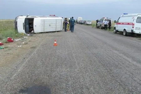 Moskvadan Bakıya gələn avtobus qəzaya uğradı: Yaralılar var - VİDEO