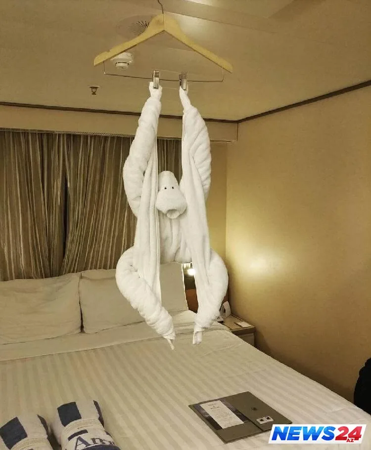 Otel otaqlarında qarşılaşa biləcəyiniz məzəli əl işləri - FOTO