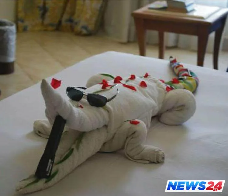 Otel otaqlarında qarşılaşa biləcəyiniz məzəli əl işləri - FOTO