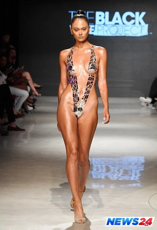 Tanınmış brend izolentdən çimərlik geyimi hazırladı - FOTO