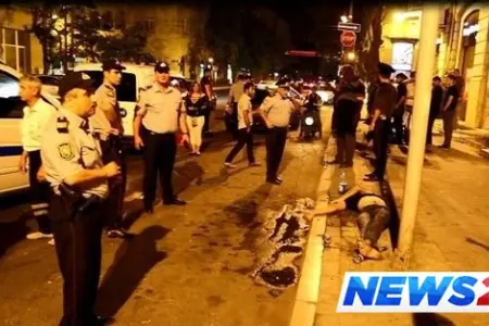 Bakının mərkəzi küçəsində gənc oğlan sərxoş vəziyyətdə ölüb - FOTO