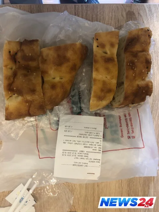 “Anadolu” restoranı 4 tikə çörəyə 1,60 qəpik alır - FOTOLAR