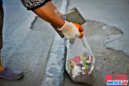 Bakıda daha bir süpürgəçini maşın vurdu