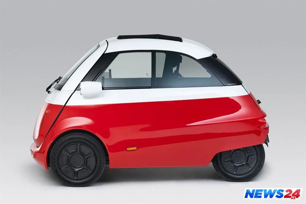 Qapısı öndən açılan maraqlı avtomobil -"Microlino' - FOTO