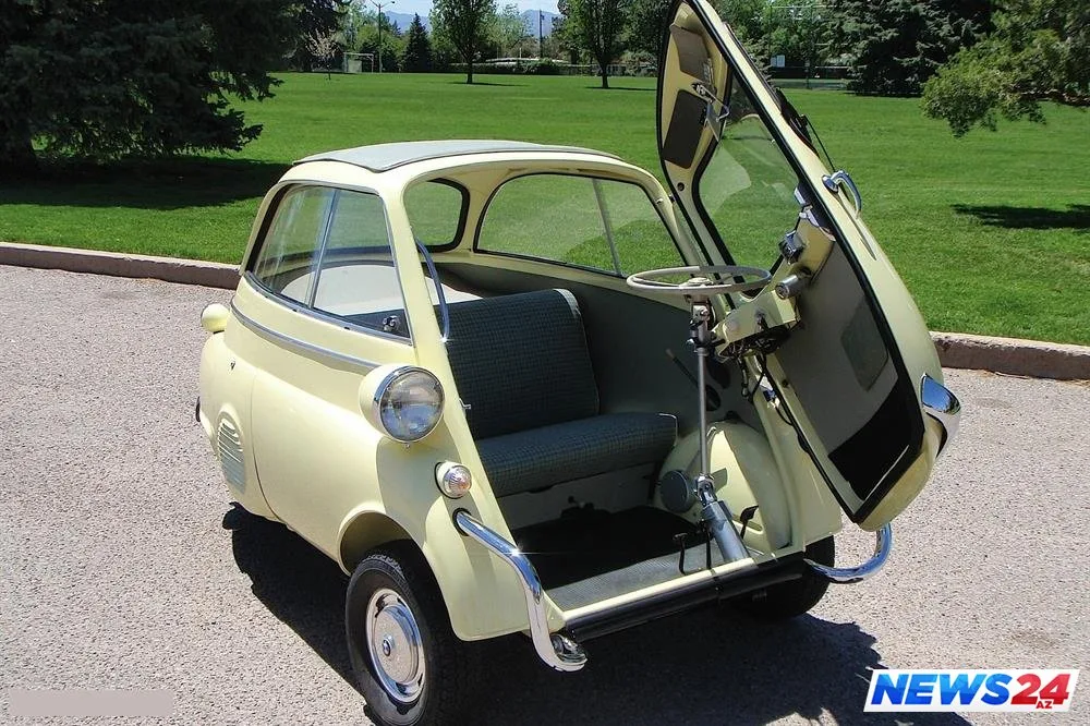 Qapısı öndən açılan maraqlı avtomobil -"Microlino' - FOTO