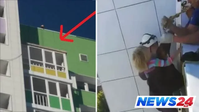 3 yaşlı qız bütün gecəni 15-ci mərtəbənin balkonunda tək keçirdi