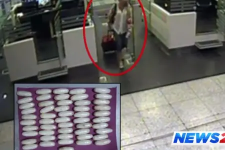 Qadının mədəsindən çıxanlar hava limanı işçilərini şok etdi - FOTO