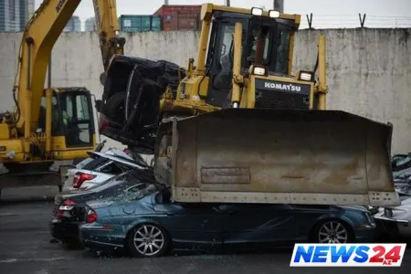 6 milyon dollar dəyərində 68 avtomobil görün nə hala gətirildi –FOTOLAR