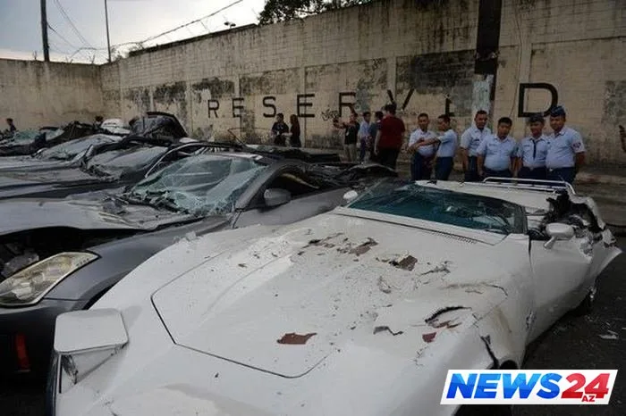 6 milyon dollar dəyərində 68 avtomobil görün nə hala gətirildi –FOTOLAR