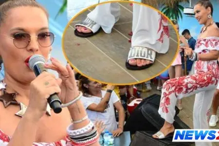 Əri müflis olan məşhur başmaqlarına sərvət xərclədi - FOTO