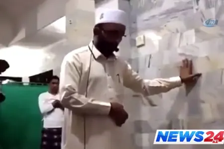 Namaz vaxtı 7 ballıq zəlzələ baş verdi - Görün imam nə etdi - VİDEO