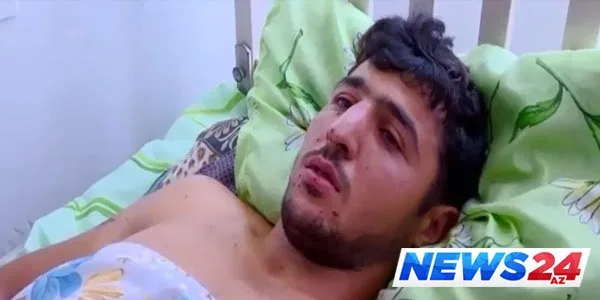 Tovuzda 2 nəfər minaya düşdü