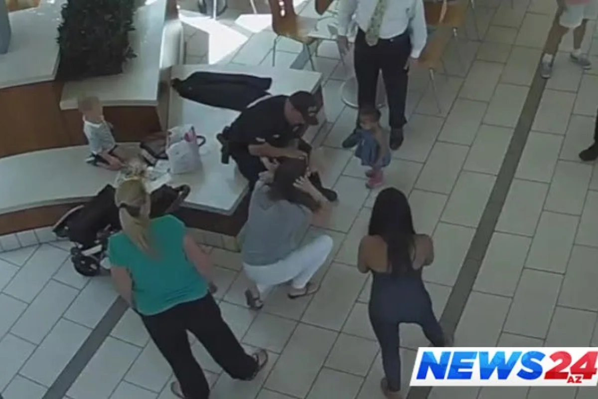 "Cənnətdən gələn mələk" körpənin həyatını xilas etdi - VİDEO