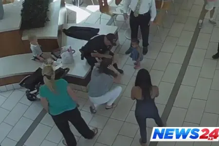 "Cənnətdən gələn mələk" körpənin həyatını xilas etdi - VİDEO