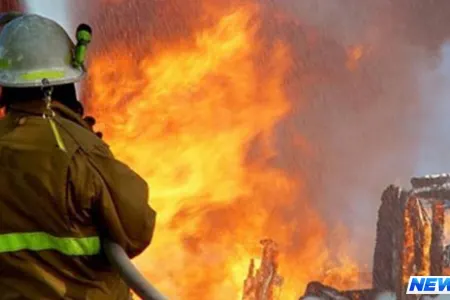 Azərbaycanda xəstəxanada yanğın