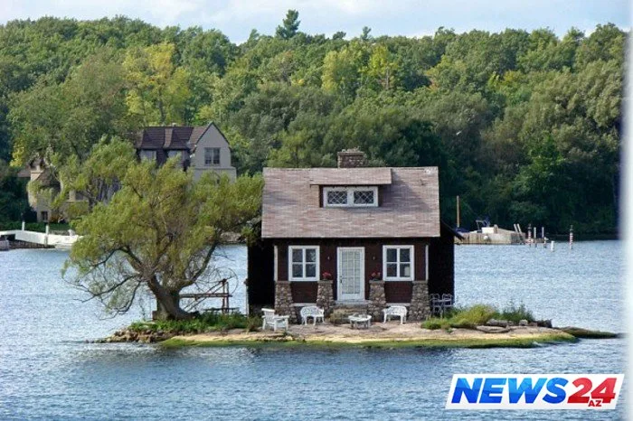 Bir mənzillik üzən ada - FOTO