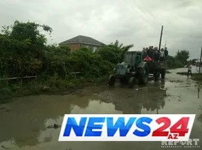 Güclü yağış Zaqatalada bir sıra fəsadlar törədib