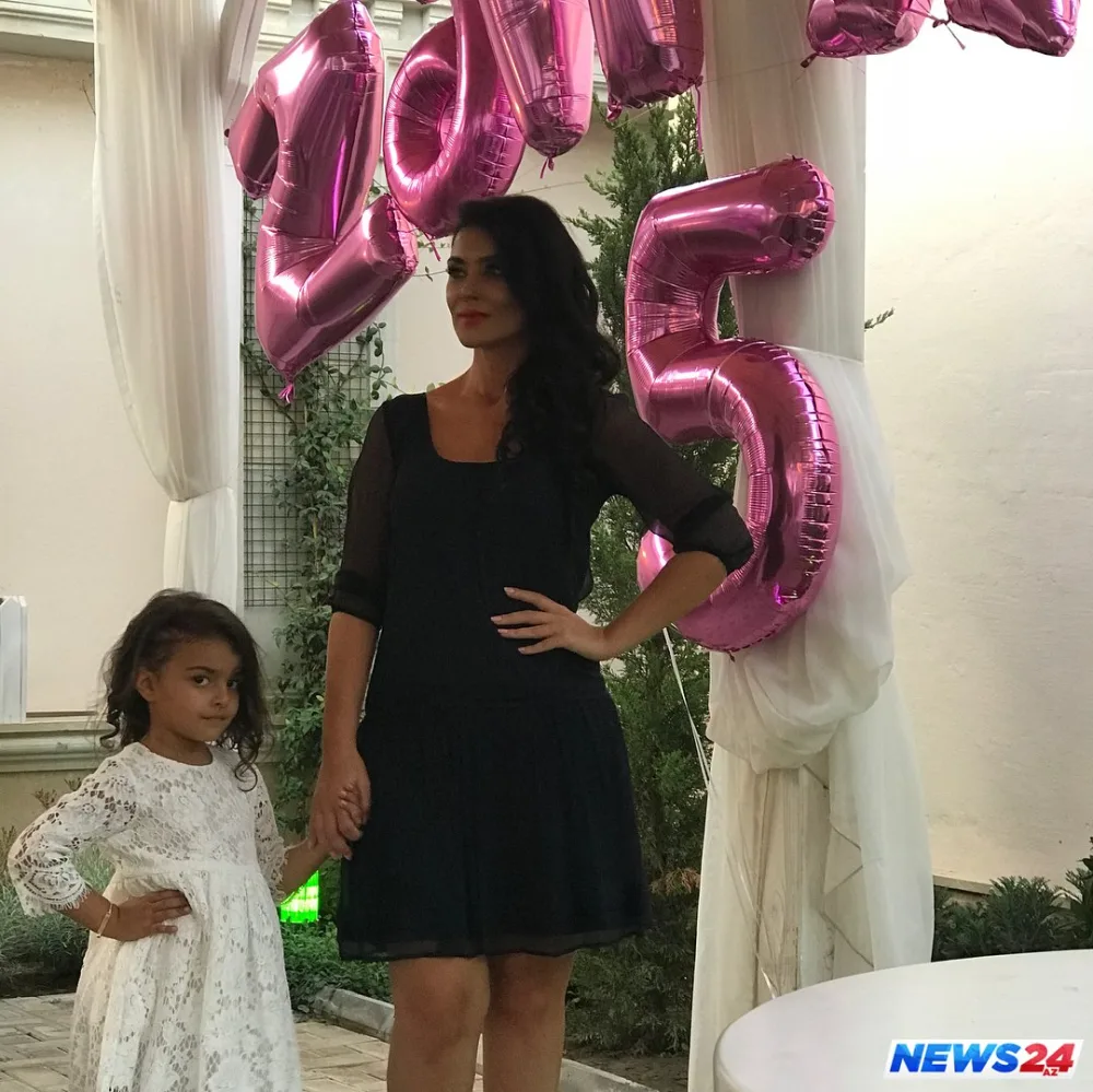 Rahidə Baxışova qızına ad günü keçirdi - FOTO