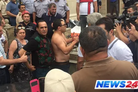 “Qaçqınkom”un binasından özünü atmaq istədi - Manaf Ağayev qoymadı