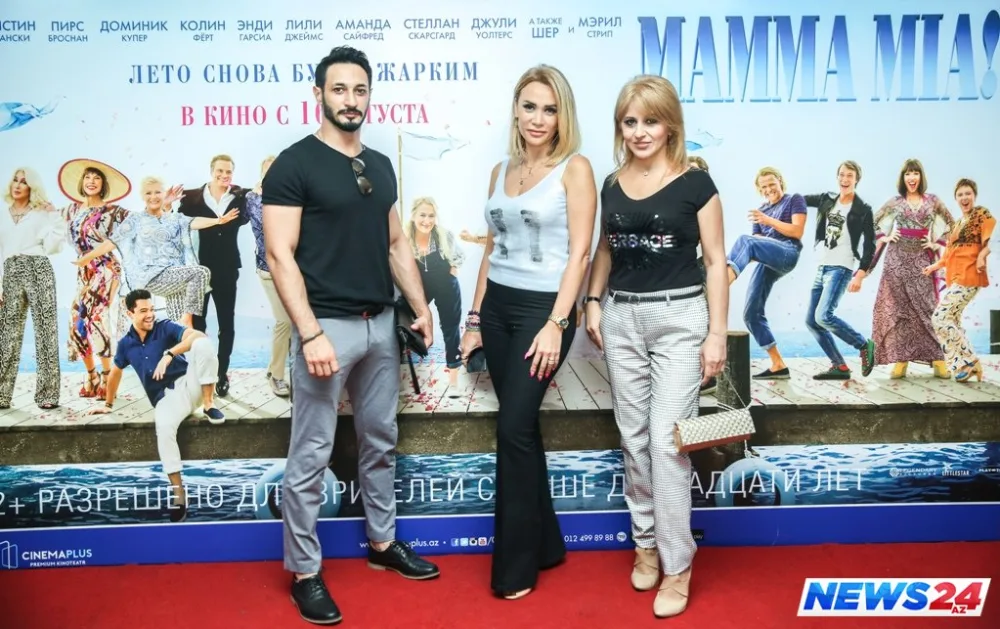“Mamma Mia! 2” filminin ekskluziv nümayişi baş tutub - FOTOLAR