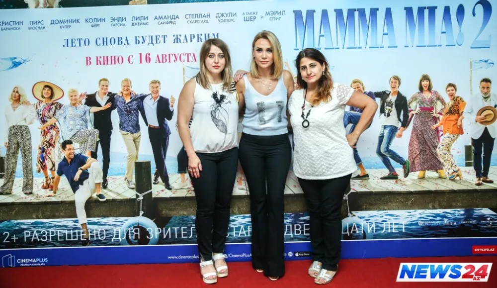 “Mamma Mia! 2” filminin ekskluziv nümayişi baş tutub - FOTOLAR