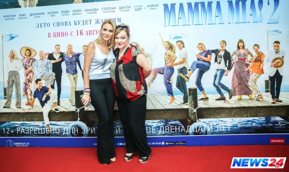 “Mamma Mia! 2” filminin ekskluziv nümayişi baş tutub - FOTOLAR