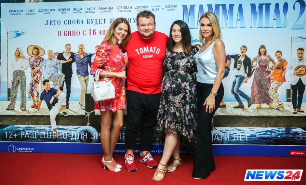 “Mamma Mia! 2” filminin ekskluziv nümayişi baş tutub - FOTOLAR