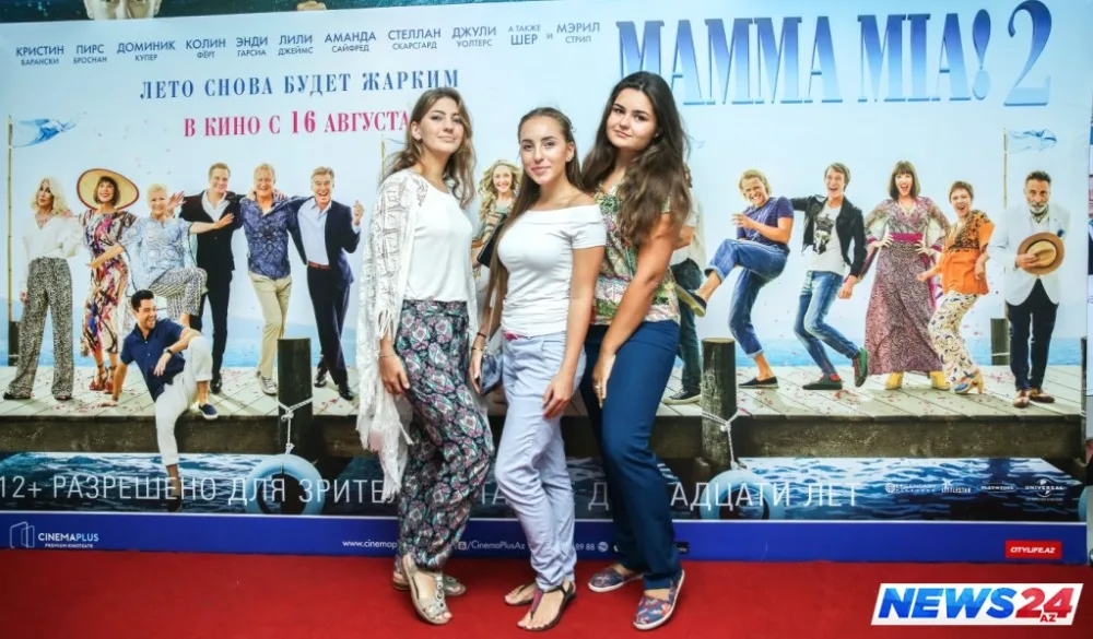 “Mamma Mia! 2” filminin ekskluziv nümayişi baş tutub - FOTOLAR