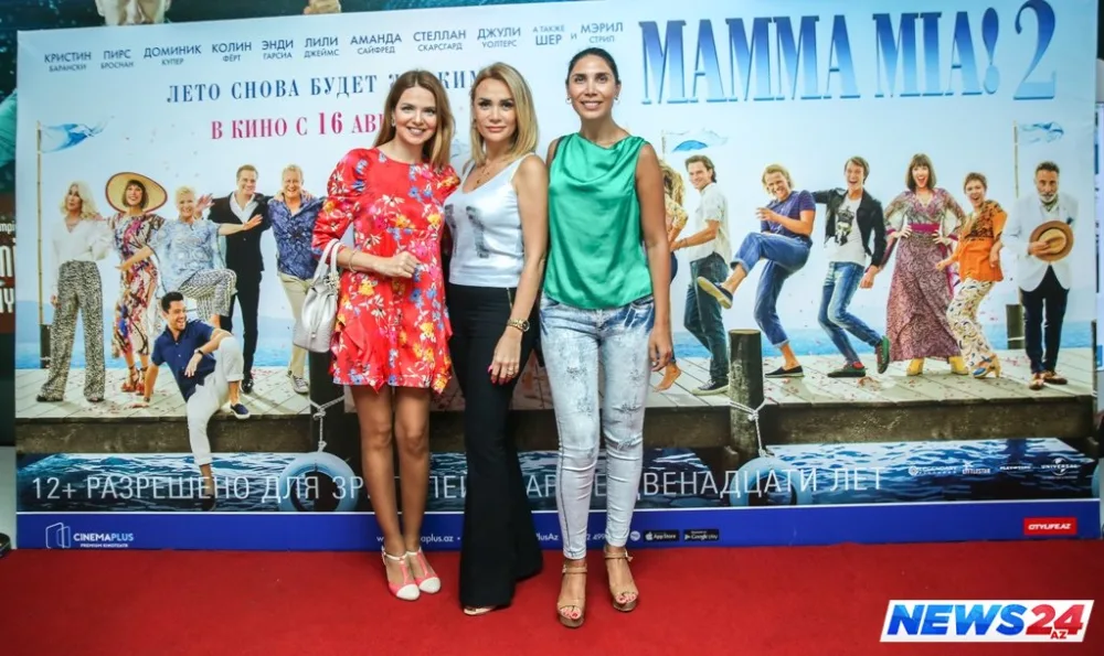 “Mamma Mia! 2” filminin ekskluziv nümayişi baş tutub - FOTOLAR