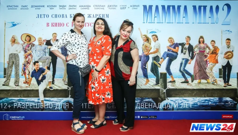 “Mamma Mia! 2” filminin ekskluziv nümayişi baş tutub - FOTOLAR