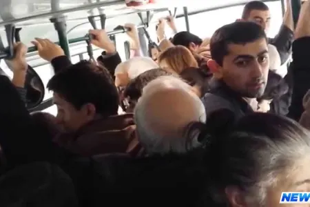 Bakıda avtobusda qadına təcavüz edildi - VİDEO