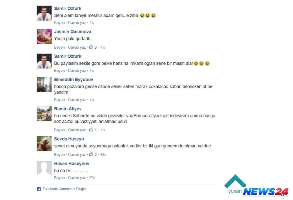 Azərbaycanlı aparıcının şəkillərinə pornoqrafiya deyildi