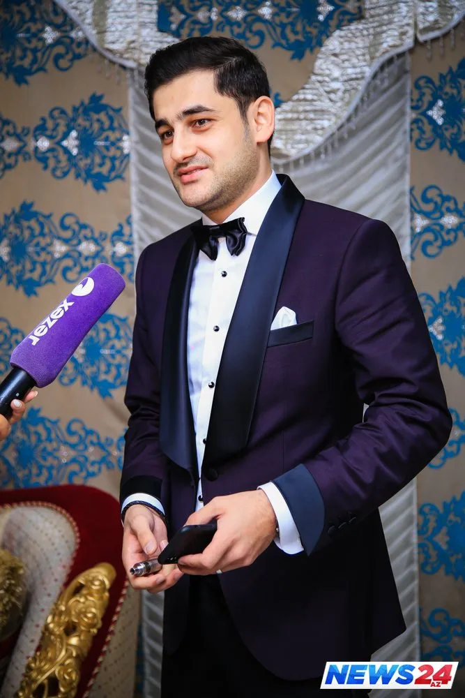 Azərbaycanlı müğənninin gəlinsiz toyundan - FOTOLAR